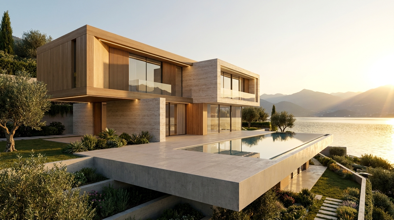 Villa Como — Moderna Minimalista
