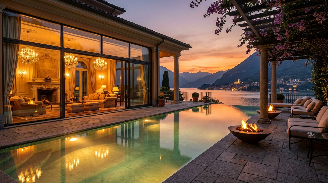 Villa Como — Terrazza al Tramonto